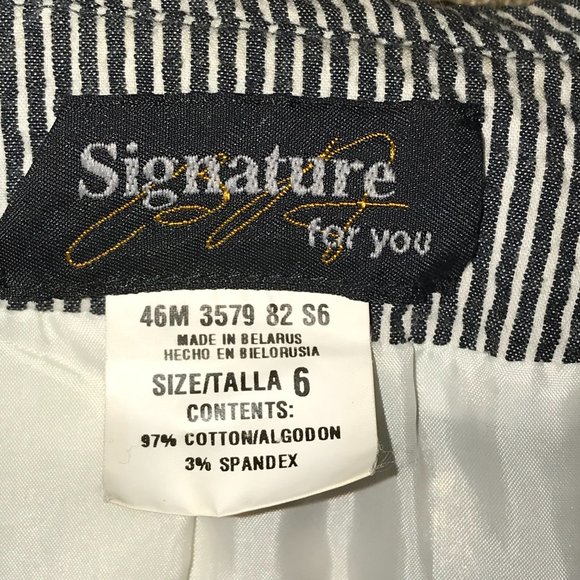 Black & White Seersucker Jacket - Picture 5 of 5